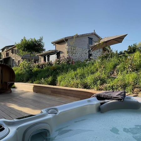 Gite De Charme 5 Etoiles Pour Couple Avec Sauna Et Jacuzzi Exterieurs Privatifs Peaugres Exterior photo